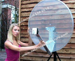 85cm Clear dish