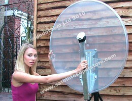 85cm Clear dish