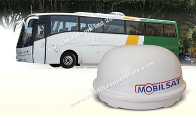 Mobilsat on a bus