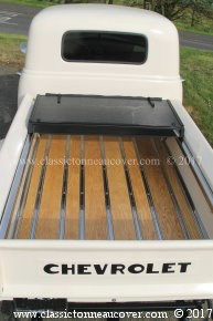 Hard tonneau cover for the 1947-53 Chevy truck.