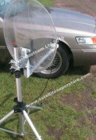 60cm clear dish with stand