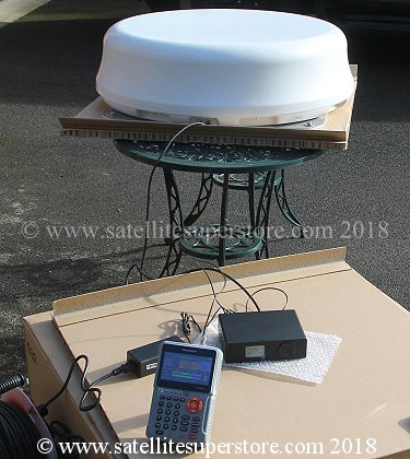 Traxsat 3220 tracking dome.