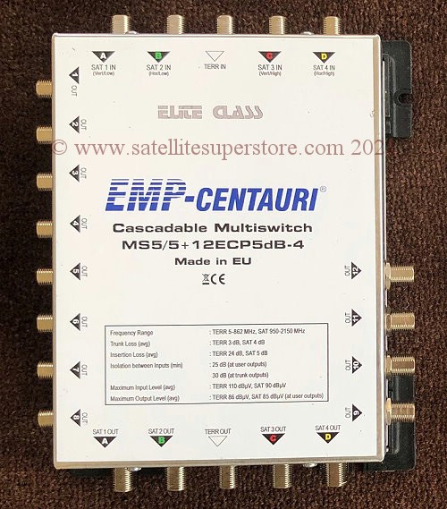 EMP-Centauri 5 input Cascade multiswitches