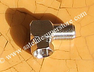 Right Angle F connector adaptor