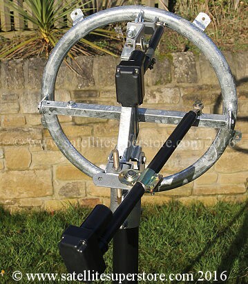 Primesat inclined orbit polar mount with actuator