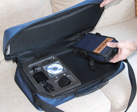 Satcatcher padded bag