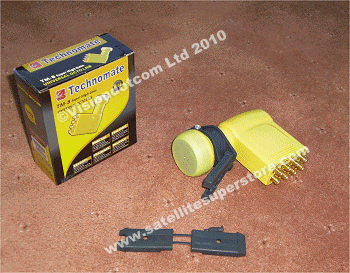 0.2dB Titanium Quad LNB with Sky mini dish fitting