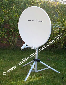 Travel Vision Automatic Dish with Tripod