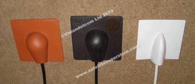 External wall plate cable hole covers.