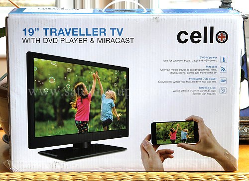 16” Full HD 12-volt LED TV with built-in DVD player & satellite tuner -  Cello Electronics (UK) Ltd