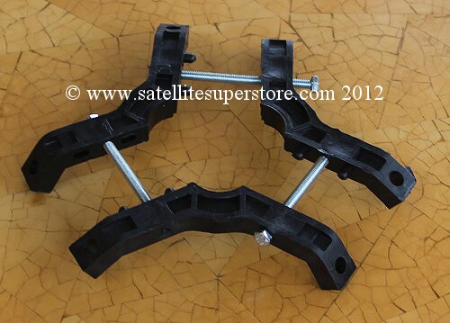 Feed support clamp for C Band LNBF and C band feedhorns.
