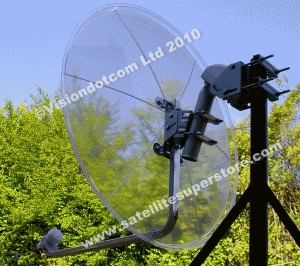 transparent satellite dish