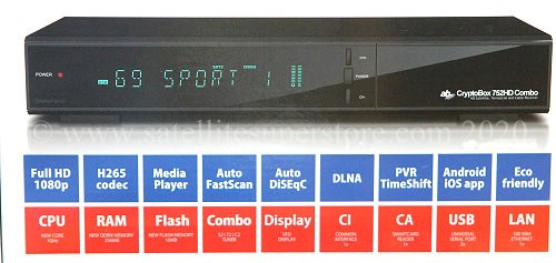 AB CryptoBox 752HD Combo satellite receiver