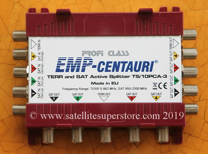 EMP-Centuari amplified multiswitch splitter.