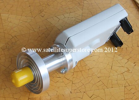 Invacom feedhorn with twin Invacom c120 flange LNB