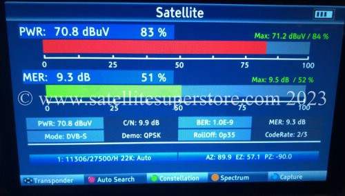 Labgear Combo Sky Q satellite meter