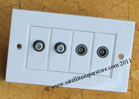 Modular outlet plates. Build your own options