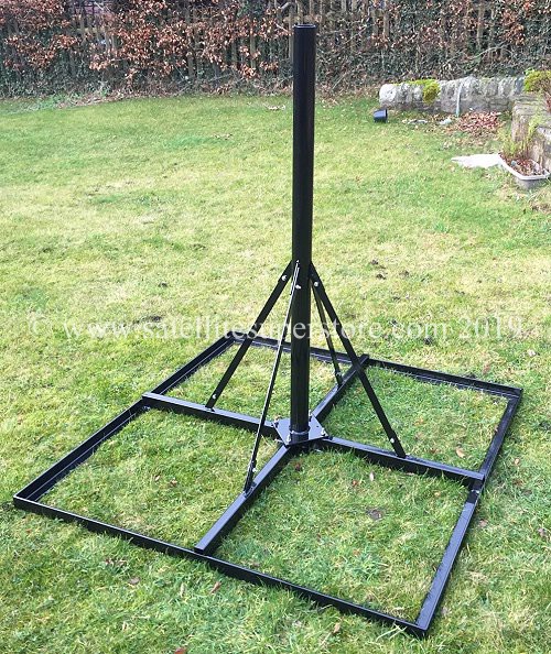 Heavy duty non penetrating ground stand