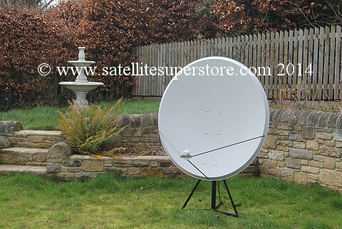 Primesat 1.3m aluminium dish.