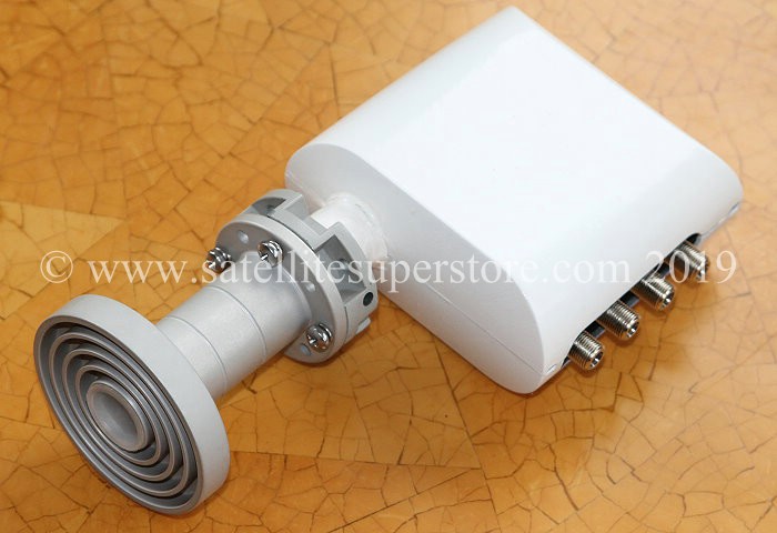 Primesat prime focus feedhorn with c120 Primesat quatro LNB