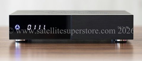 PULSe 4K UHD Twin Tuner satellite receiver.