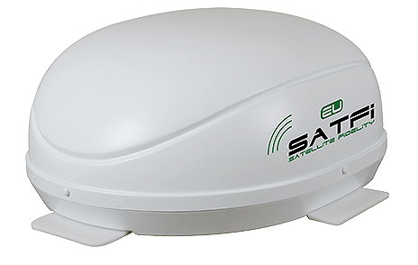 Satfi RV self-seeking dome.