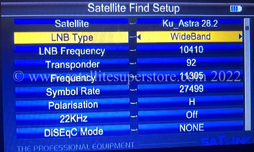 Satlink WS-6979 Combo satellite meter