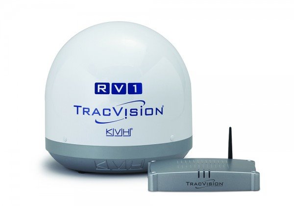 TracVision RV1 tracking dome.