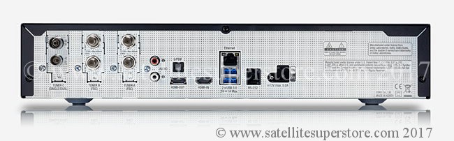 Vu+ Ultimo 4K HD receiver back